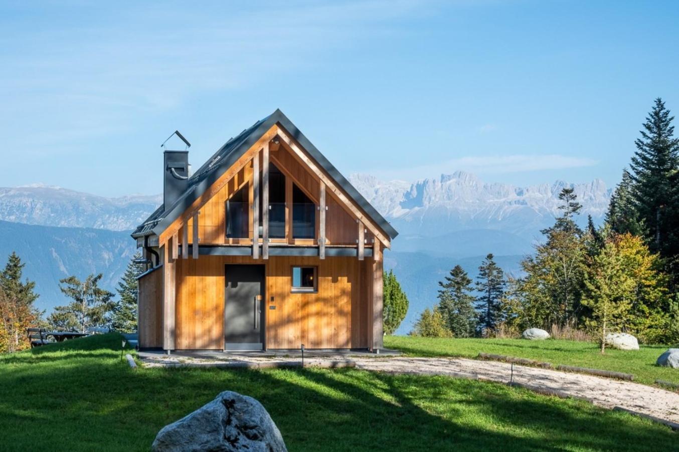 New Opening "Sissi Chalets" - Unique Luxury Hideaway With Mountain View & Sauna Mendola Esterno foto